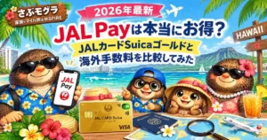 さぶモグラブログのJALペイとクレカ比較記事